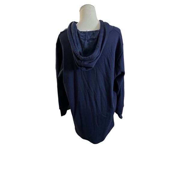 KexinHappiness NWT hoodie navy blue soft inside plus size 3XL - Picture 2 of 7
